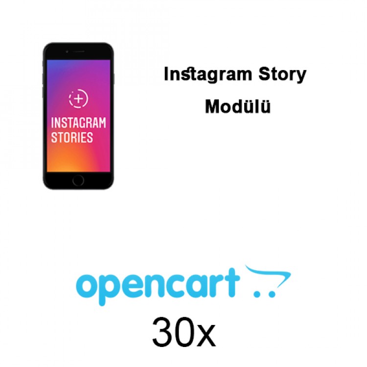 Opencart Instagram Story Modülü