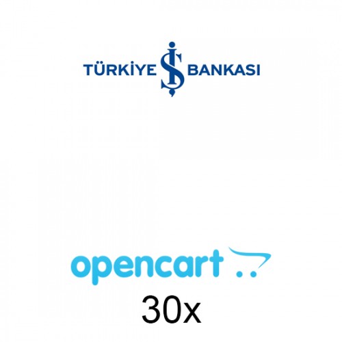 Opencart İş Bankası Sanal Pos 30x
