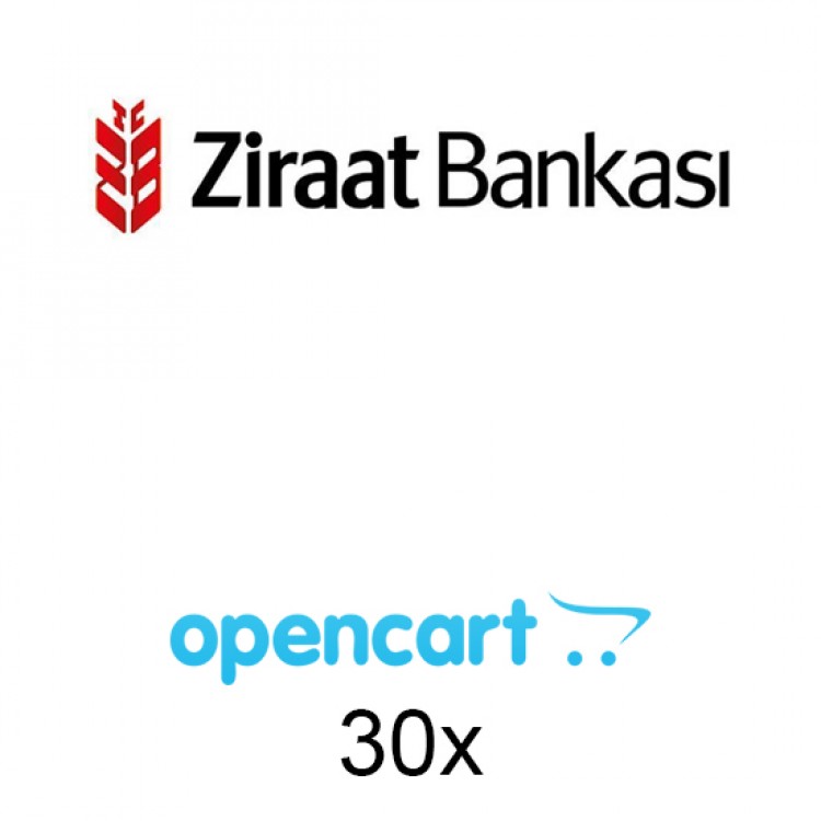 Opencart Ziraat Bankası Sanal Pos 30x